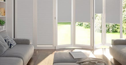 ClickFIT blind in a french door
