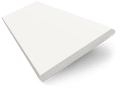 Milk White PVC Wooden Blind swatch image