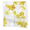 Blossom Yellow Curtains swatch image