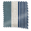 Brazen Stripe Linen Vintage Bold Blue Curtains swatch image