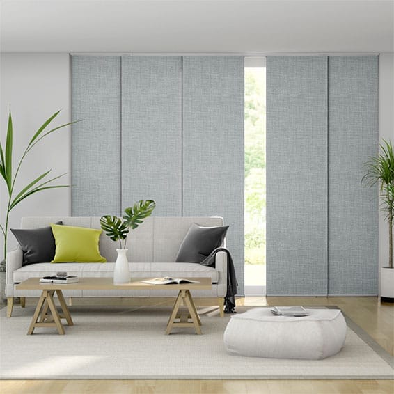 Canali Blackout Silver Grey Panel Blind