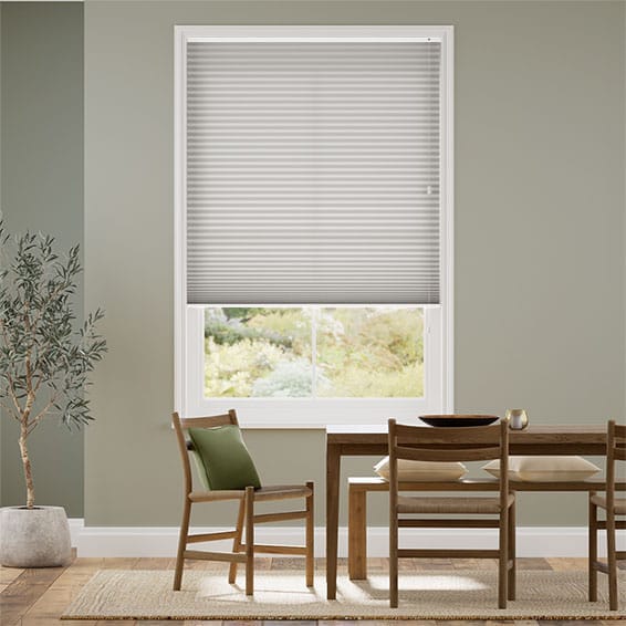 Click2Fit Thermal Double DuoLight Ash Grey Pleated Blind