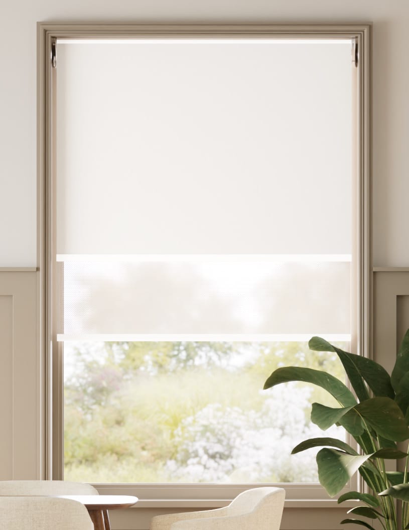Double Roller White Double Roller Blind thumbnail image