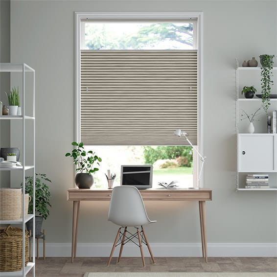 Thermal DuoShade Grain Fossil Grey Top Down Bottom Up Thermal Blind
