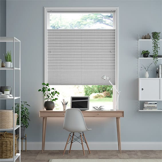 Thermal DuoShade Mosaic Cool Grey Top Down Bottom Up Thermal Blind