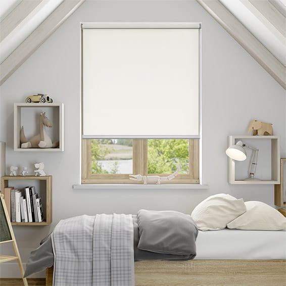 Electric Express Sofia Blackout Vanilla Roller Blind
