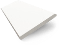 Express Pristine White PVC Wooden Blind swatch image