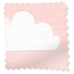 Fluffy Clouds Pink Curtains swatch image