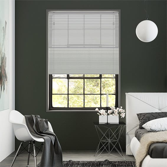 Night & Day Thermal Duo Simply Grey Pleated Blind