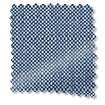 Paleo Linen Persian Blue Roman Blind sample image