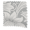 William Morris Sunflower Silver Grey Roman Blind swatch image