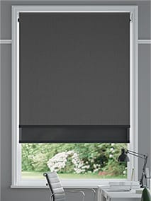 Twist2Fit Double Roller Titan Kendall Charcoal Double Roller Blind thumbnail image