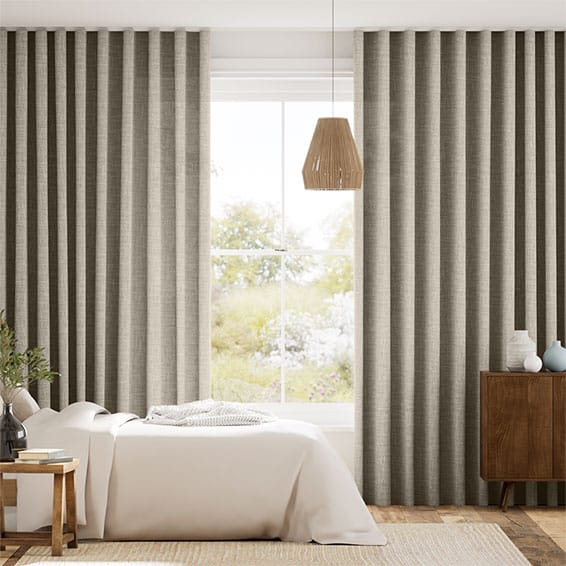 S-Fold Chalfont Taupe Curtains